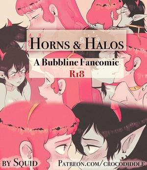 Horns & Halos Squid Marceline the Vampire Queen and Princess Bubblegum adventure time