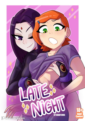 late night raven gwen teen titans ben10