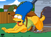 Santa's little helper fucking Lisa and Marge Simpson Image 35